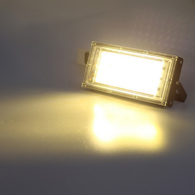 2 bucăți LED Grow Light Reflector de lumină de inundație 50W 220V Projector de grădină pentru parc Proiector de exterior Lămpi de plante cu seră de interior