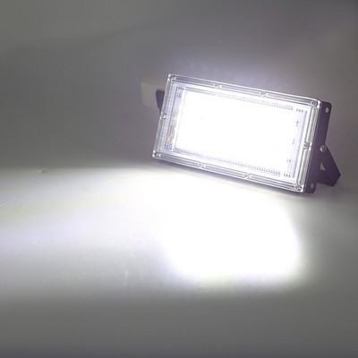 2 bucăți LED Grow Light Reflector de lumină de inundație 50W 220V Projector de grădină pentru parc Proiector de exterior Lămpi de plante cu seră de interior