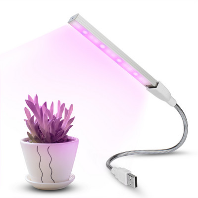 Led USB Plant Grow Light Strip Lights Full Spectrum Phytolamp Red Blue UV Растения за отглеждане на разсад Цветя Зеленчуци Сукуленти