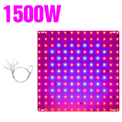 1000W 1500W täisspektriga LED fütolamp seemikute lilledele kasvuhoonetaimedele 81 169 ledi punase sinise paneeliga LED kasvuvalgusti