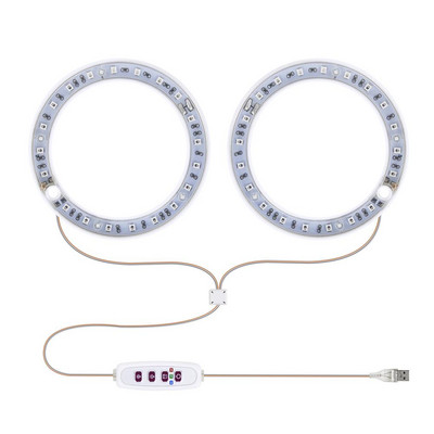 Angel Ring Plant Grow Light 5V USB fitolampa augiem Led pilna spektra lampa iekštelpu puķēm siltumnīcas stādiem mājas zieds