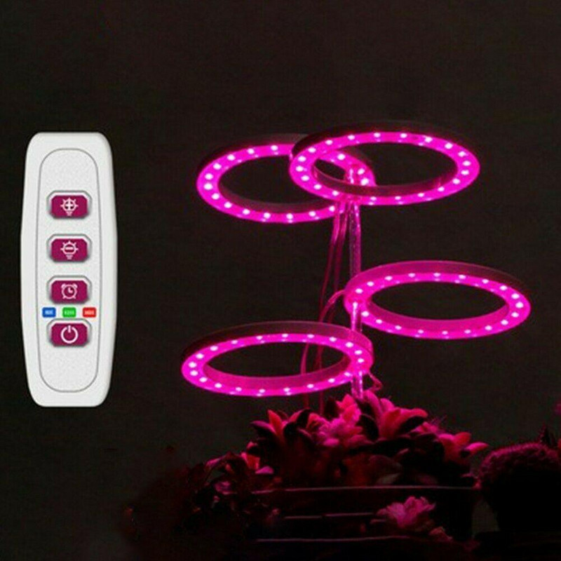 Angel Ring Plant Grow Light 5V USB fitolampa augiem Led pilna spektra lampa iekštelpu puķēm siltumnīcas stādiem mājas zieds