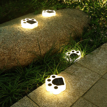 Ηλιακό LED Αδιάβροχο φως γκαζόν εξωτερικού χώρου Κήπος Βύσμα εδάφους Φωτιστικό θαμμένο φως Τοπίο Διακοσμητικό φως Φωτιστικά ποδιών αρκούδας