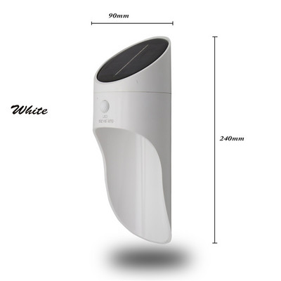 Lampă de perete KHLITEC LED cu energie solară cu senzor pentru cuptor cu microunde, 15 LED-uri, în aer liber, impermeabilă, energie, stradă, curte, casă, grădină, lampă de securitate