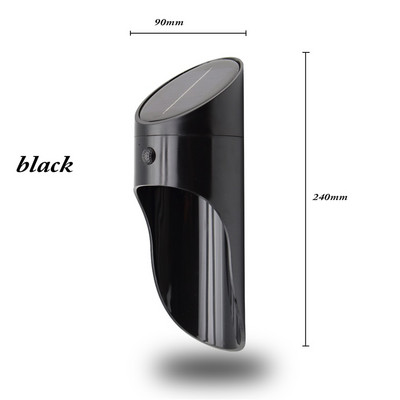 Lampă de perete KHLITEC LED cu energie solară cu senzor pentru cuptor cu microunde, 15 LED-uri, în aer liber, impermeabilă, energie, stradă, curte, casă, grădină, lampă de securitate