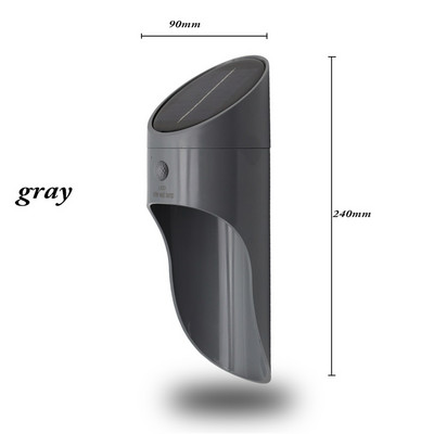 Lampă de perete KHLITEC LED cu energie solară cu senzor pentru cuptor cu microunde, 15 LED-uri, în aer liber, impermeabilă, energie, stradă, curte, casă, grădină, lampă de securitate