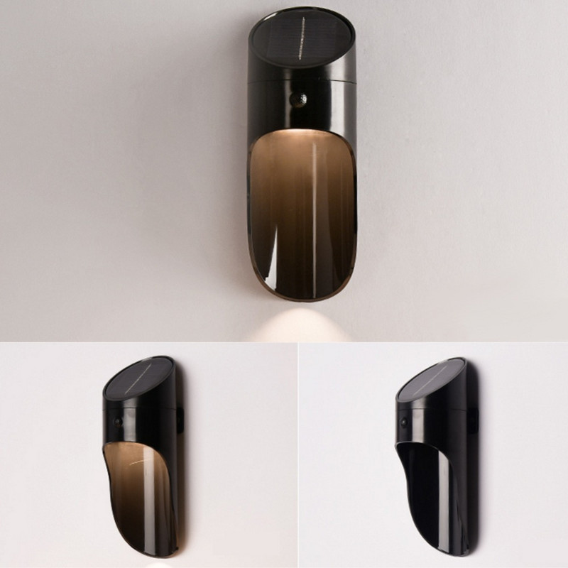 Lampă de perete KHLITEC LED cu energie solară cu senzor pentru cuptor cu microunde, 15 LED-uri, în aer liber, impermeabilă, energie, stradă, curte, casă, grădină, lampă de securitate