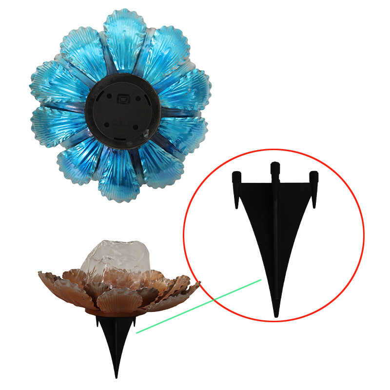 Ar LED saules enerģiju darbināma ziedu gaisma mākslīgā lotosa formas peldošā strūklaka dīķis dārzs baseins nakts mājas dekorēšana saules baseina lampa