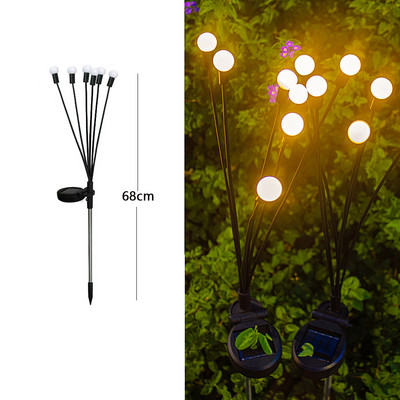 Saulės LED šviesa Lauko sodo apdaila Kraštovaizdžio šviestuvai Fejerverkai Bičių lempa Vejos kiemas Kiemas Kaimo namas Terasa Balkono Dekoras