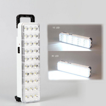 LED водоустойчиво фенерче за аварийно осветление мини 30 LED 2 режима акумулаторна лампа за аварийно осветление за домашен лагер на открито
