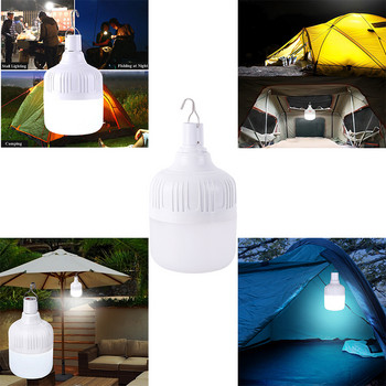 LED аварийни светлини USB външна преносима закачаща се акумулаторна лампа за палатка Барбекю Лампа за къмпинг Начало Декорация за вътрешен двор Веранда Градина
