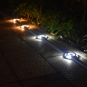Слънчева LED докинг пътека Deck Road Stud Maker Light Водоустойчиви охранителни светлини Лампа Външна алея Пътека Двор Градина Стъпка Лампа