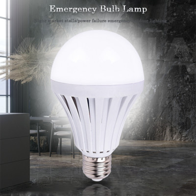 E27 5W 7W 12W 15W Smart Emergency Light LED izzó 220V Újratölthető Otthoni Folyosó Garázs Vészlámpák Magic LED Light Új