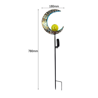 Led napelemes lámpák kültéri vízálló holdtündér gyeplámpák kerti napelemes lámpák az ösvényhez tájkép udvari kert dekorációhoz