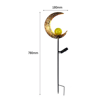 Led napelemes lámpák kültéri vízálló holdtündér gyeplámpák kerti napelemes lámpák az ösvényhez tájkép udvari kert dekorációhoz