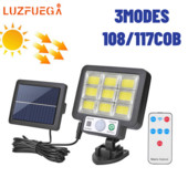 Lampă solară cu LED Split Senzor de mișcare Lampă de perete Lumini stradale de grădină Securitate Lumină solară Iluminat exterior rezistent la apă Lampă solară