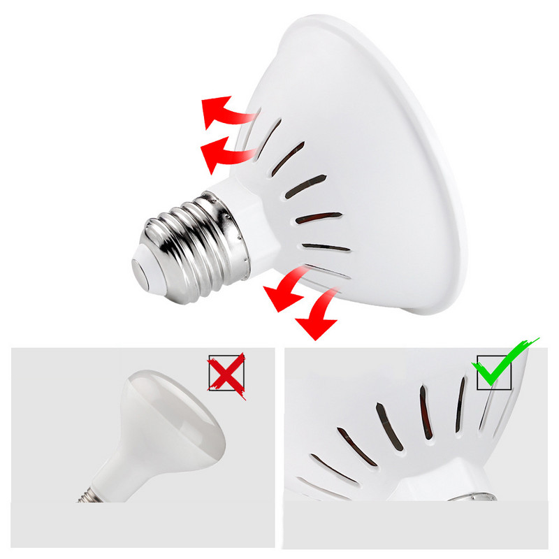 Led Grow Light Grow Lámpa Beltéri világítás Hidroponikus növekedés LightE27 Fitolámpa növényi lámpához Teljes spektrumú növekedési sátor lámpa