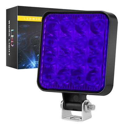 Led Car Light 48w 16 Led Work Emergency Light Offroad SUV ATV csónak teherautó kotró 12V traktor Led lámpa vezetőt segítő lámpa