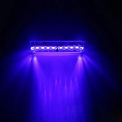 Слънчева LED кола против сблъсък отзад Светлина за предупреждение против сблъсък Окабеляване Безплатна светлина Сензор за вибрации Мигаща светлина за дишане