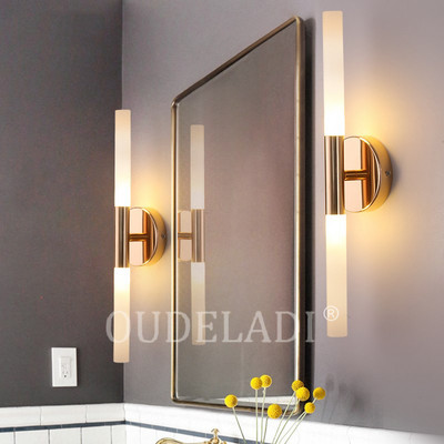 Modern fémcső cső fel le LED fali lámpák Hálószoba előszoba mosdó nappali WC fürdőszoba fali lámpa