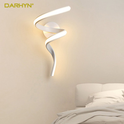 Modern minimalista LED fali lámpa otthoni beltéri fali lámpa nappaliba hálószoba éjjeli mennyezeti fények háttérvilágítással