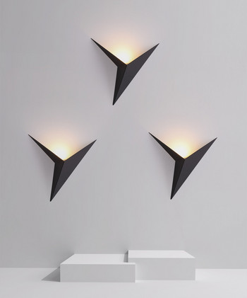 Led стенна лампа Модерна минималистична триъгълна форма Led стенни лампи Вътрешно осветление Стълби Led светлина 3W AC85-265V Обикновено осветление