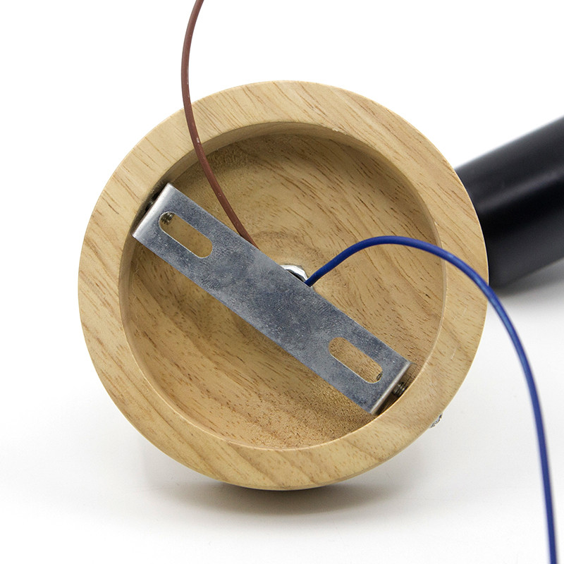 2 kom/lot Zidna svjetiljka od nordijskog drveta E27 85-265 V Retro Vintage Unutarnja rasvjeta Spavaća soba Dnevni boravak za dom Zidna svjetiljka