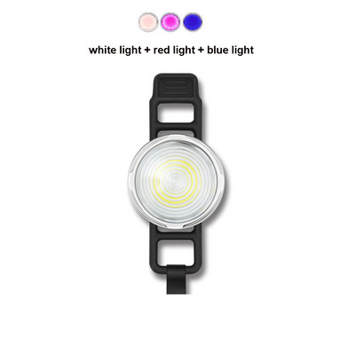 Светлина за велосипед USB акумулаторна задна светлина Планински велосипед LED задни светлини Светкавица COB Предупредителна светлина Нощно колоездене Индукционна лампа за велосипед