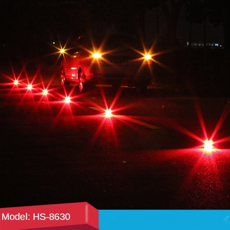 Сигнална светлина с висока яркост Водоустойчив и компресивен Предупредителен светлинен индикатор за трафик Мигащ Безопасен блокаж на пътя Многофункционален