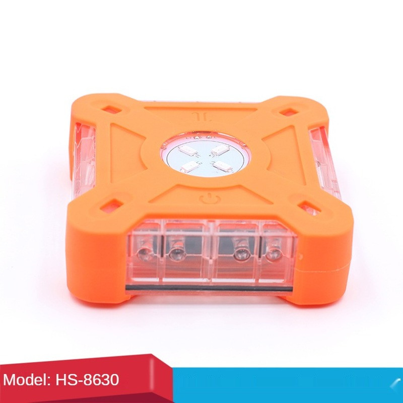 Сигнална светлина с висока яркост Водоустойчив и компресивен Предупредителен светлинен индикатор за трафик Мигащ Безопасен блокаж на пътя Многофункционален