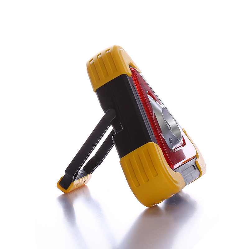 Преносима предупредителна лампа с триъгълник на трафика Многофункционална работна светлина Автомобилно слънчево зареждане 4 режима COB LED Светеща къмпинг лампа Работна