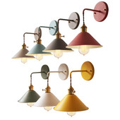 Lampă de perete modernă cu LED Artă din fier Restaurant Cafe Decorație Macarons Lampă Living Dormitor Culoar Scări Noptieră Home Decor