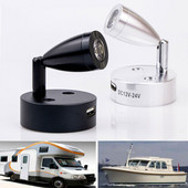 DC 12V 24V LED siselugemistuli Smart Touchiga hämardatava seinalambiga USB-laadimisport Magamistoa seinavalgusti