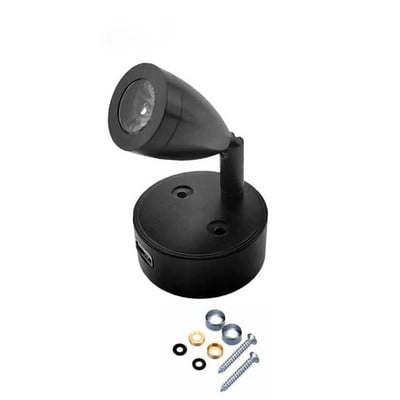 DC 12V 24V LED siselugemistuli Smart Touchiga hämardatava seinalambiga USB-laadimisport Magamistoa seinavalgusti