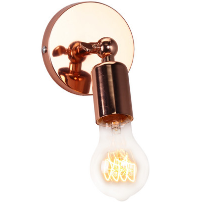 Vintage Retro fali lámpa Lámpa éjjeli lámpához Hálószoba padlás folyosó Lépcső Lakásdekoráció Vas beltéri E27 LED lámpatest