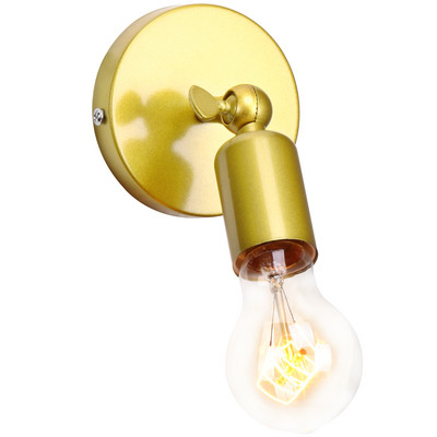 Vintage Retro fali lámpa Lámpa éjjeli lámpához Hálószoba padlás folyosó Lépcső Lakásdekoráció Vas beltéri E27 LED lámpatest