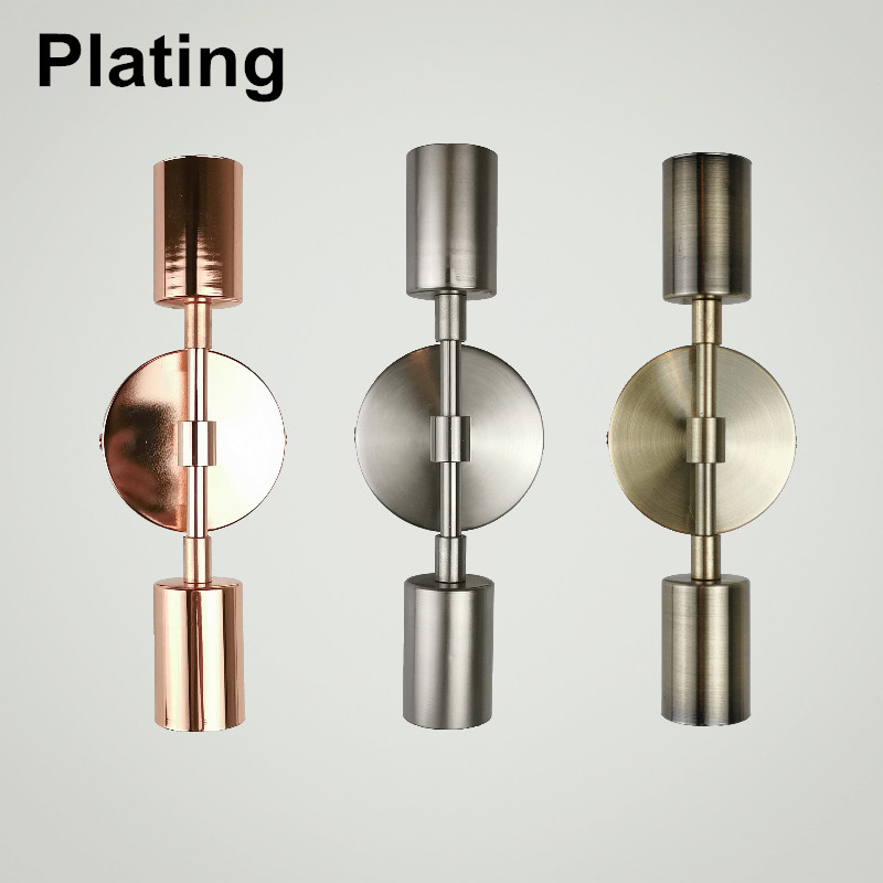 Színes szálcsiszolt fém minőség villanylámpa mellett Lakberendezés Minimalista Kreatív dupla fejű fali lámpa LED lámpatest