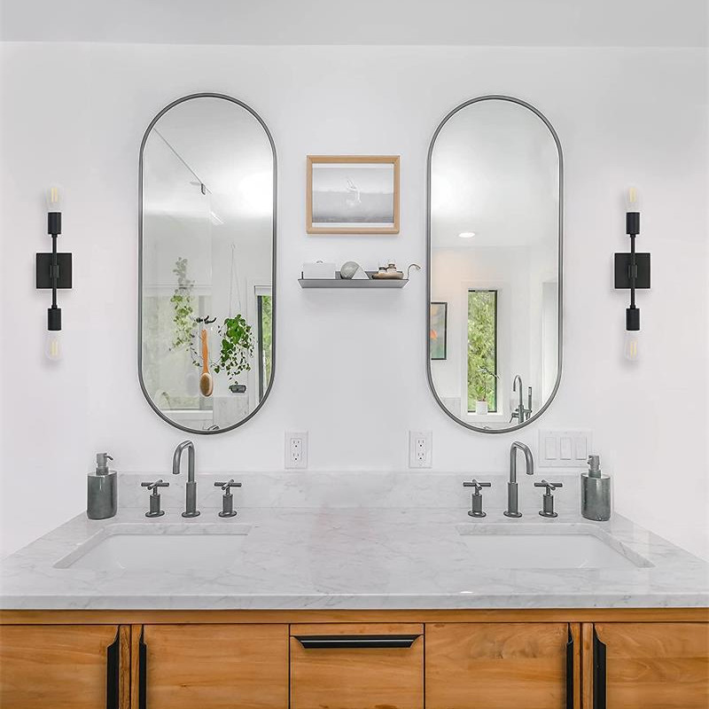 Noptieră modernă, creativă, decorare pentru sufragerie Corp de iluminat, canapea nordică, culoar, balcon, TV, baie, oglindă, lampă de perete din fier din față