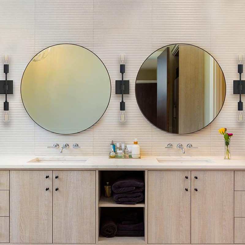 Noptieră modernă, creativă, decorare pentru sufragerie Corp de iluminat, canapea nordică, culoar, balcon, TV, baie, oglindă, lampă de perete din fier din față