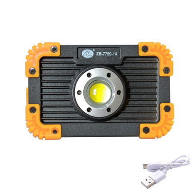 Hordozható USB újratölthető COB LED zseblámpa mini sátor lámpák kempinglámpás horgászlámpa kültéri munkához javítás világítás