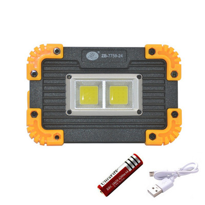 Hordozható USB újratölthető COB LED zseblámpa mini sátor lámpák kempinglámpás horgászlámpa kültéri munkához javítás világítás