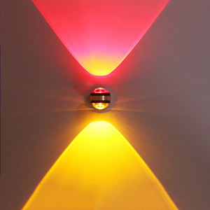 6W LED topeltpeaga kristallseinalamp kaasaegne hotelli sisekujundus valgusti elutoa magamistoa voodi vahekäik Sconce Lights lamp