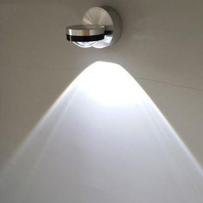 6W LED topeltpeaga kristallseinalamp kaasaegne hotelli sisekujundus valgusti elutoa magamistoa voodi vahekäik Sconce Lights lamp