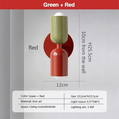 Nordic LED fali lámpák Modern minimalista krémszínű dupla fejes lámpák nappaliba, hálószobába, dolgozószobába, beltéri dekorációhoz