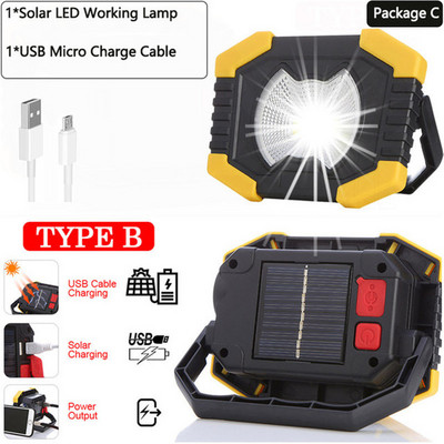 300 W LED kaasaskantav kohtvalgusti 8000 lm ülihele LED töövalgusti, laetav Camping Lampe taktikalise taskulampi LED taskulamp