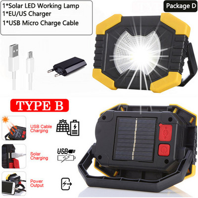 300 W LED kaasaskantav kohtvalgusti 8000 lm ülihele LED töövalgusti, laetav Camping Lampe taktikalise taskulampi LED taskulamp