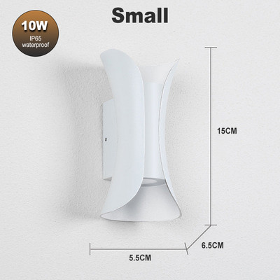 Modern luxus LED IP65 vízálló fali lámpa 10W beltéri és kültéri udvari tornác folyosó fali lámpa fali lámpa
