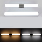 Lămpi moderne cu LED-uri de perete pentru baie oglindă 12W 16W 22W AC85-265V AcrylicTube Applique pentru machiaj Corpuri de iluminat