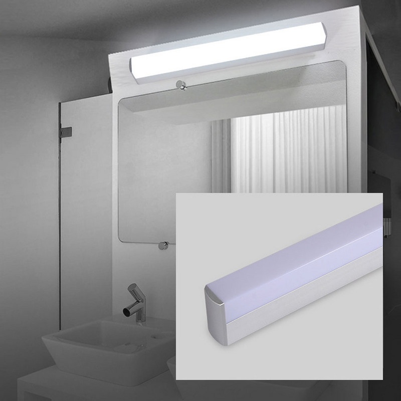 Lămpi moderne cu LED-uri de perete pentru baie oglindă 12W 16W 22W AC85-265V AcrylicTube Applique pentru machiaj Corpuri de iluminat