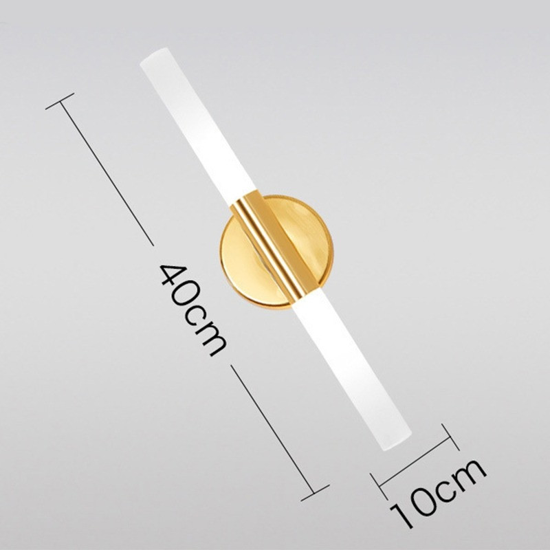 Fém cső cső Led fali lámpa fel le fali lámpa hálószoba előtérbe mosdó nappali WC fürdőszoba dekorációs lámpák